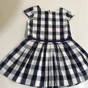 Jacadu Navy Gingham Dress